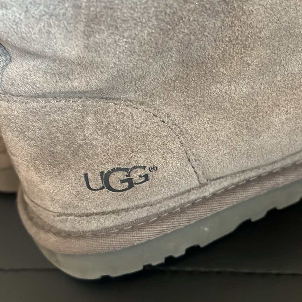 UGG Neumel Men's Chukka Boots Size 9 Brown Suede Sheepskin Lined - Picture 5 of 6